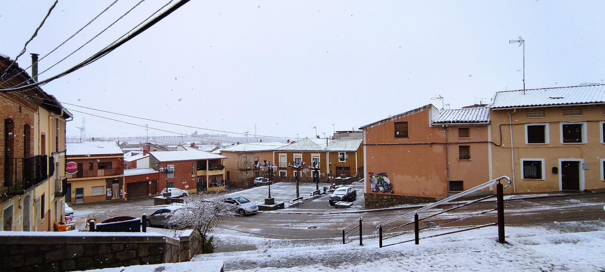 Nieve en Mucientes. 