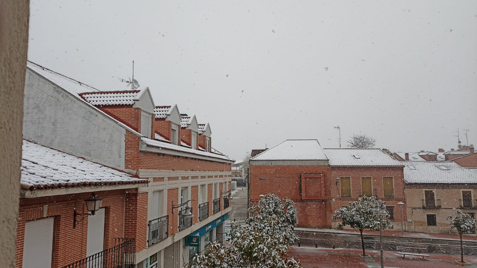 Nieve en Boecillo. 