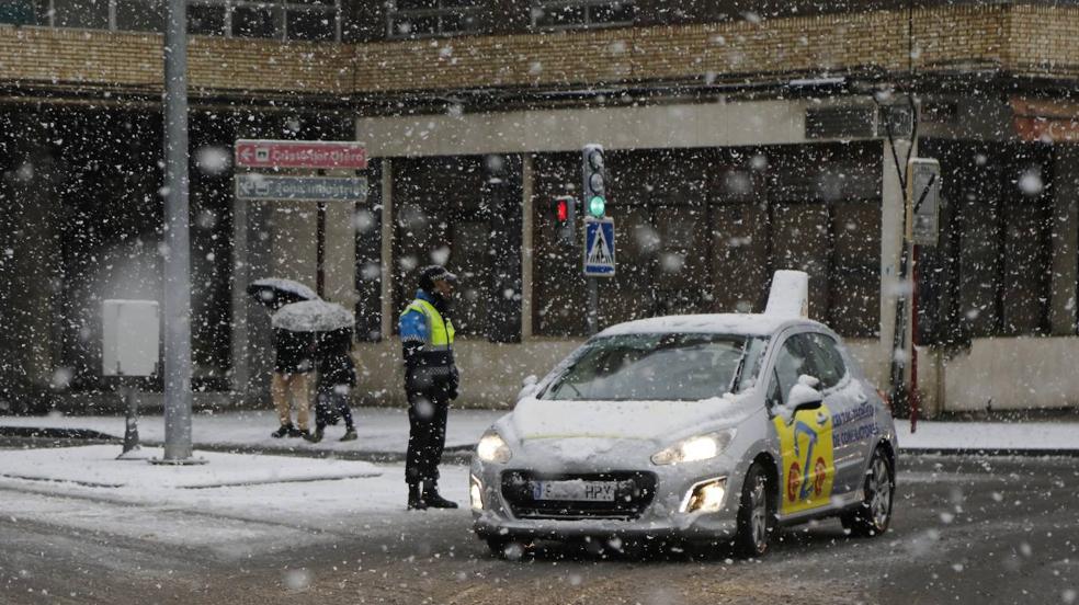 Nieve en Palencia