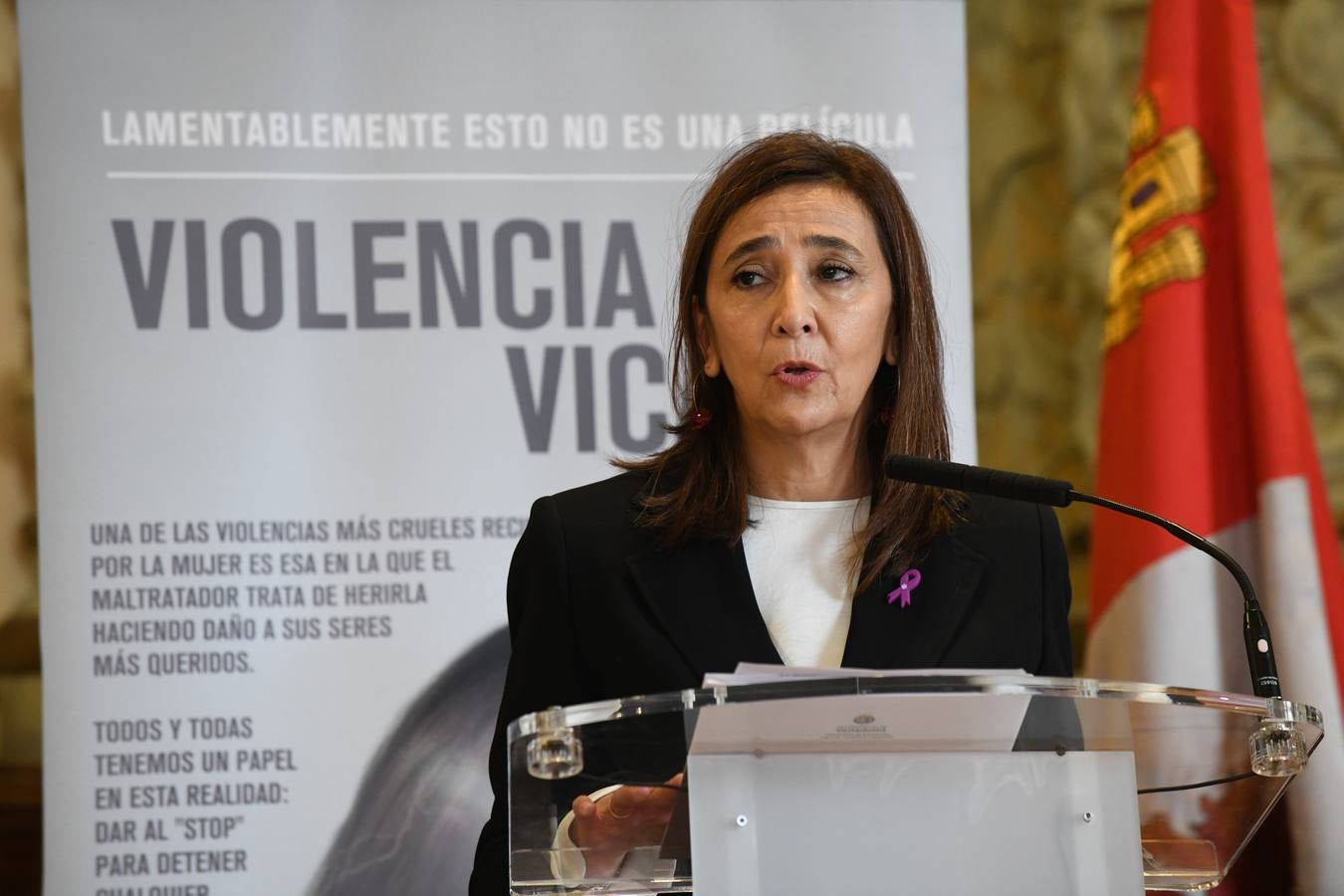 Acto institucional celebrado en el Ayuntamiento de Valladolid.