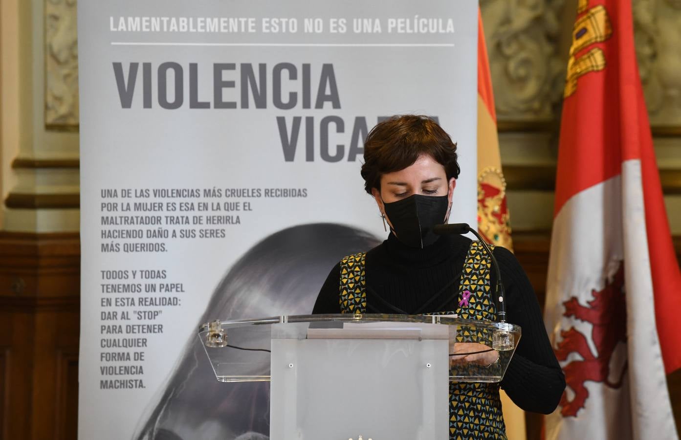 Acto institucional celebrado en el Ayuntamiento de Valladolid.