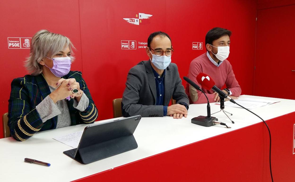 Elena Diego, David Serrada y Fran Díaz.