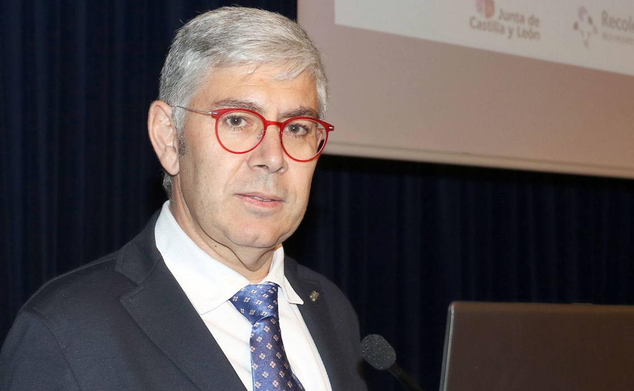 Baltasar Pérez Saborido, en el Aula de Salud de El Norte.