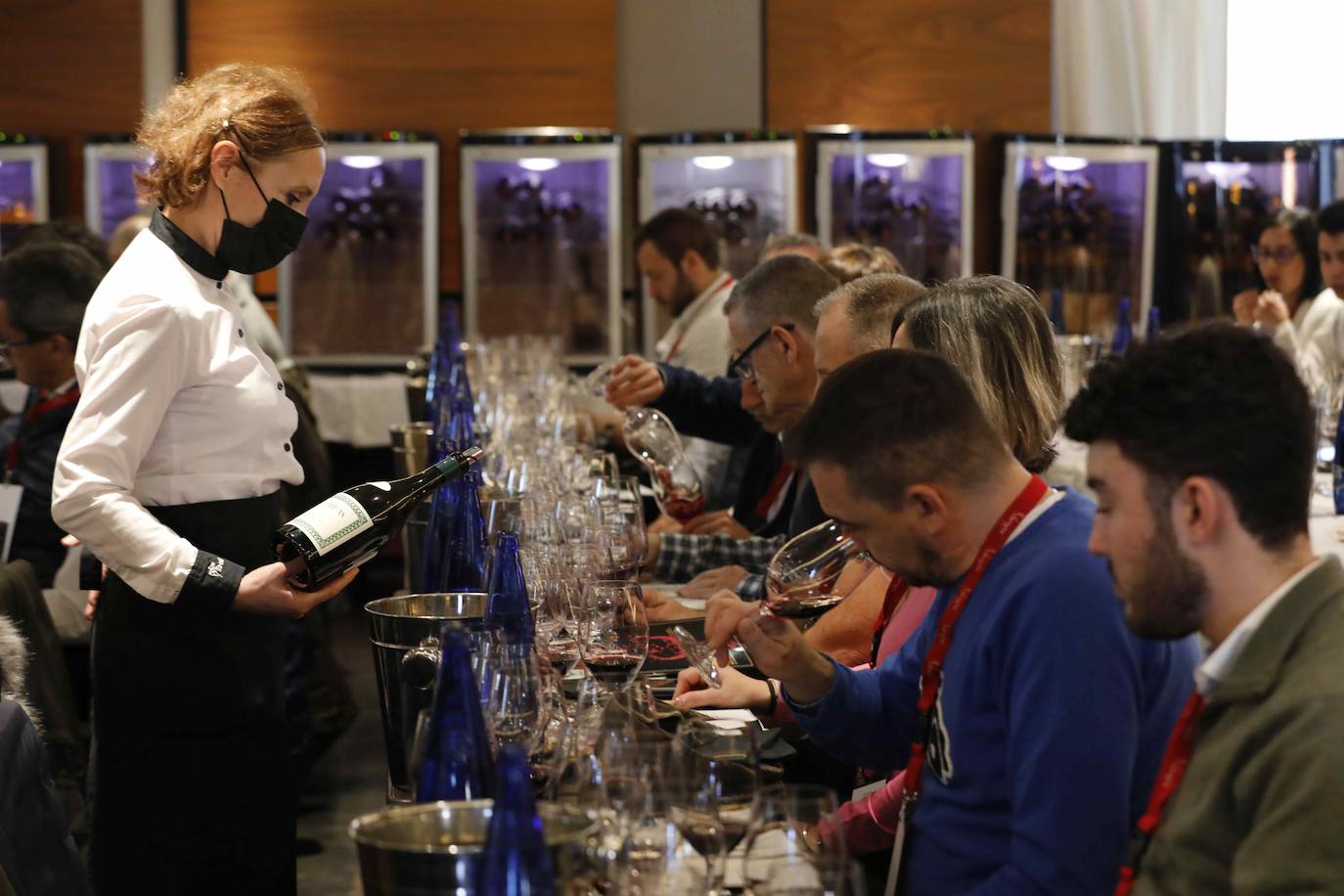 Celebración de la cata Opera Prima 2021 en Peñafiel. 