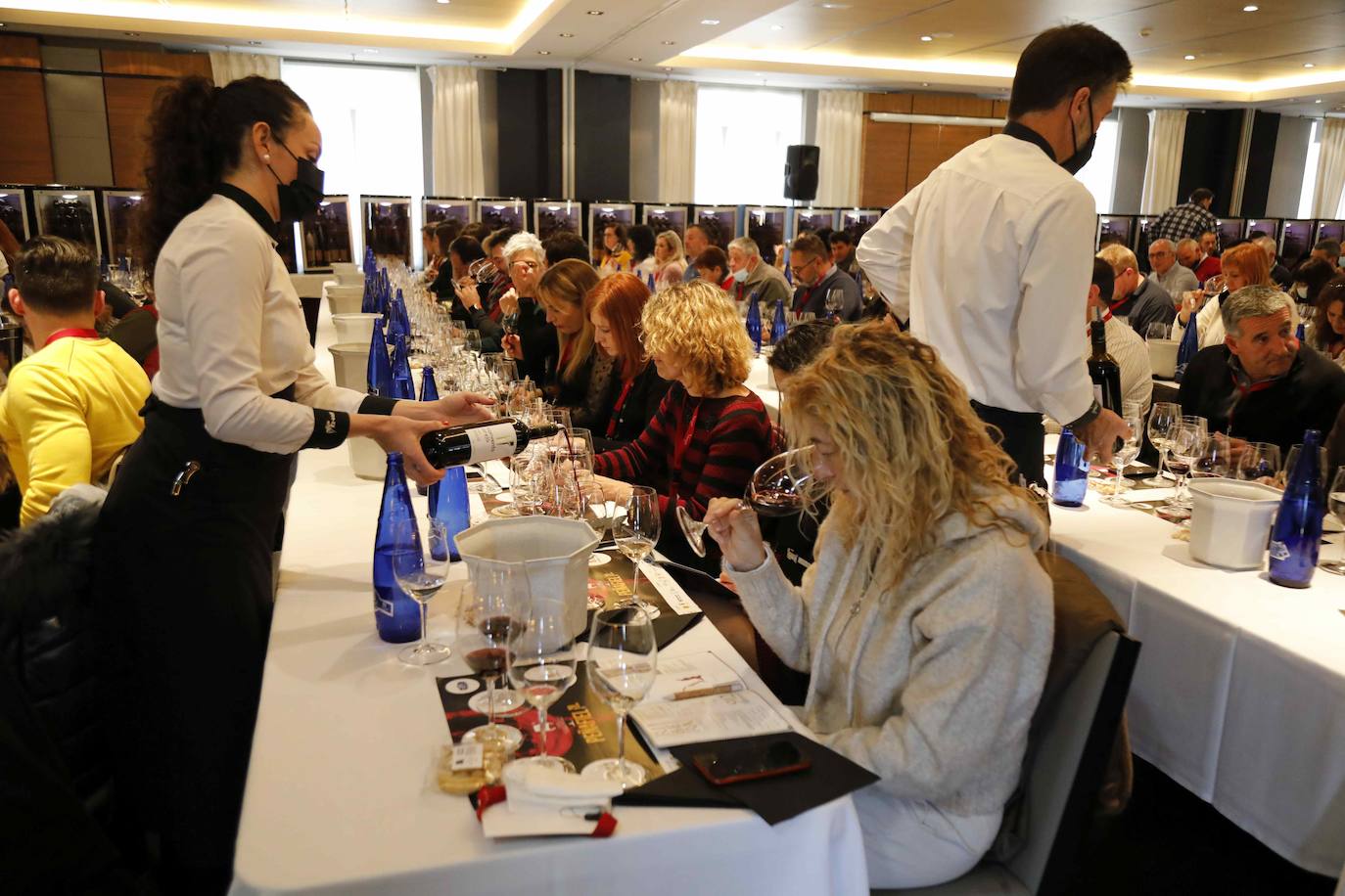 Celebración de la cata Opera Prima 2021 en Peñafiel. 