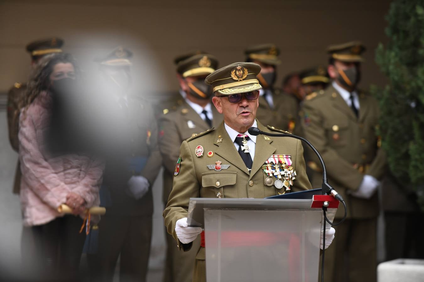 Fotos: Acto de Infantería en honor a la Inmaculada Concepción en el Palacio Real de Valladolid