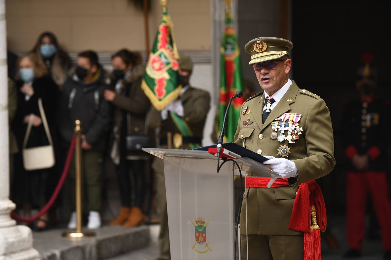 Fotos: Acto de Infantería en honor a la Inmaculada Concepción en el Palacio Real de Valladolid