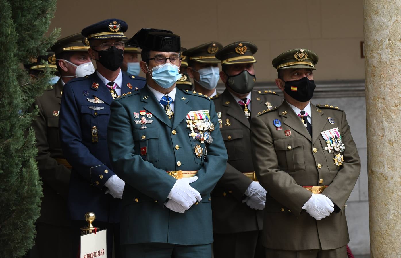 Fotos: Acto de Infantería en honor a la Inmaculada Concepción en el Palacio Real de Valladolid