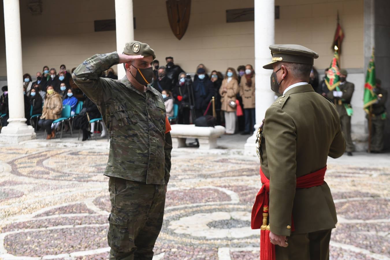 Fotos: Acto de Infantería en honor a la Inmaculada Concepción en el Palacio Real de Valladolid