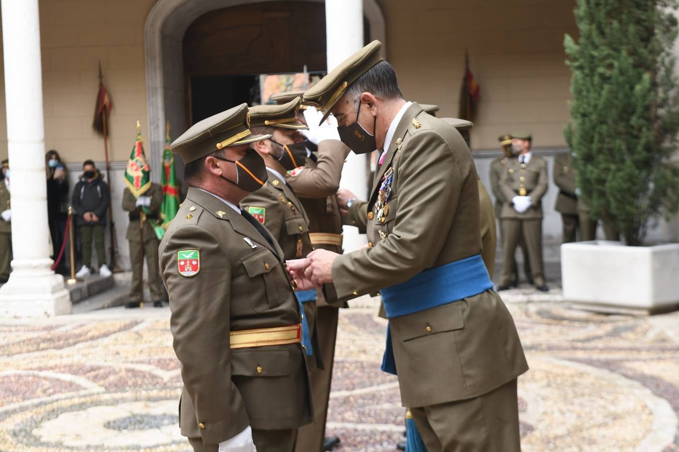 Fotos: Acto de Infantería en honor a la Inmaculada Concepción en el Palacio Real de Valladolid