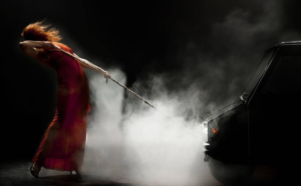 La compañía Algazara, durante la representación de uno de sus espectáculos. 