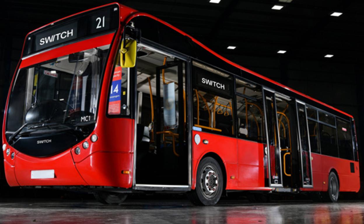 Imagen de un 'metrocity', uno de los autobuses que fabrica Switch Mobility y que circulan por Londres.