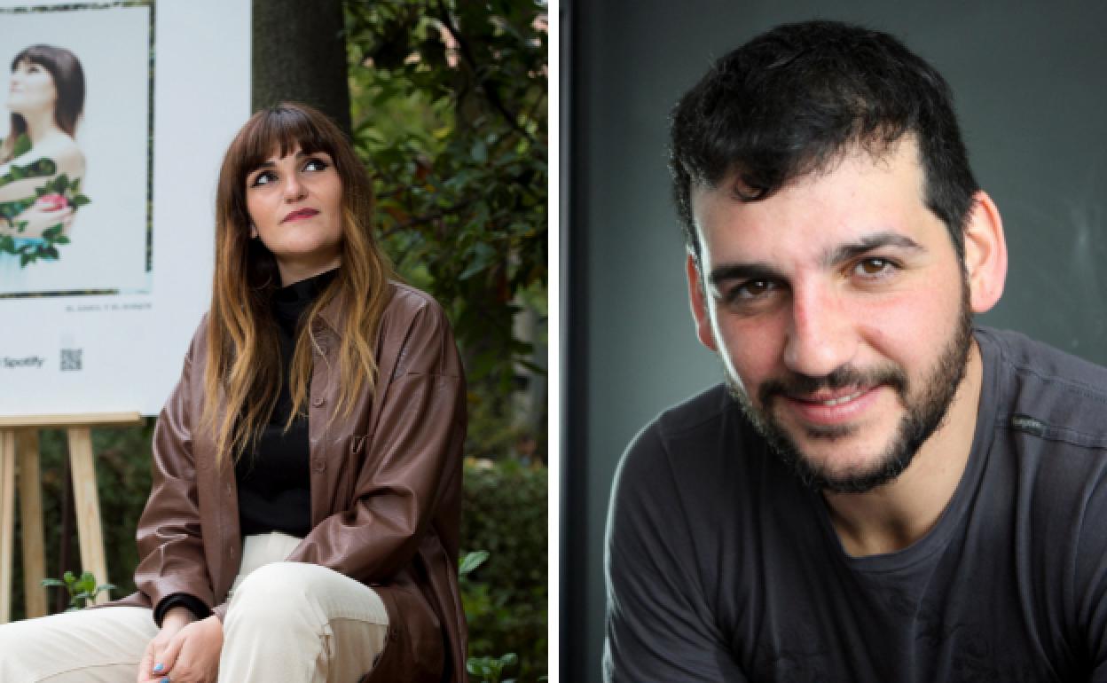 Rozalén, que actuará este sábado en el polideportivo Pisuerga, y Fran Perea, que hará lo propio en la sala Serendipia.