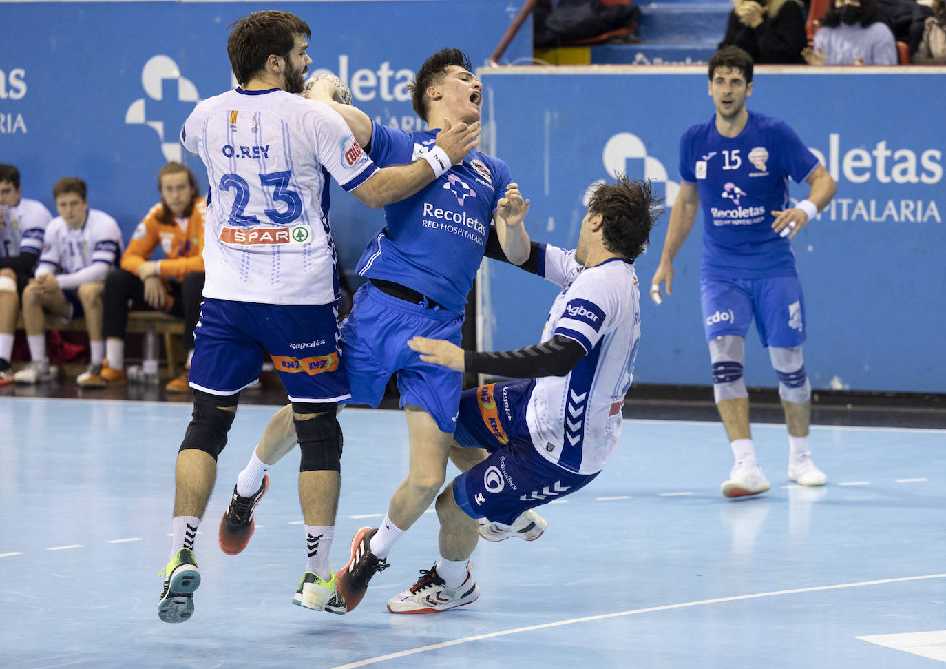 Partido disputado entre el Recoletas y el Granollers. 