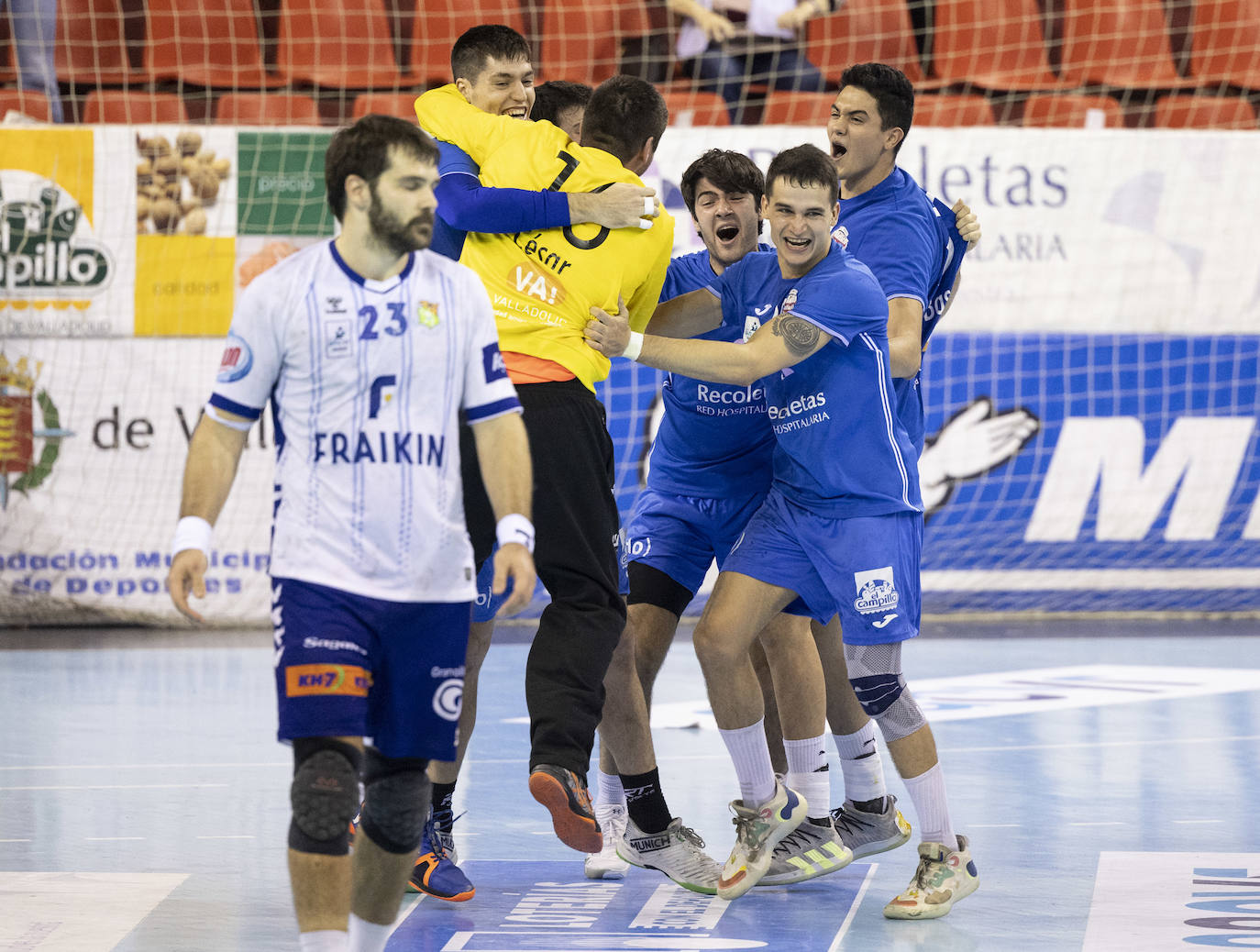 Partido disputado entre el Recoletas y el Granollers. 