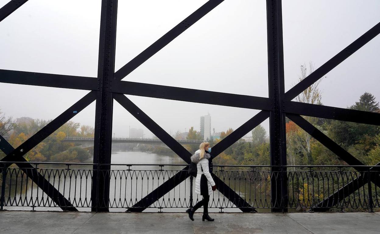 Día de niebla en Valladolid. 