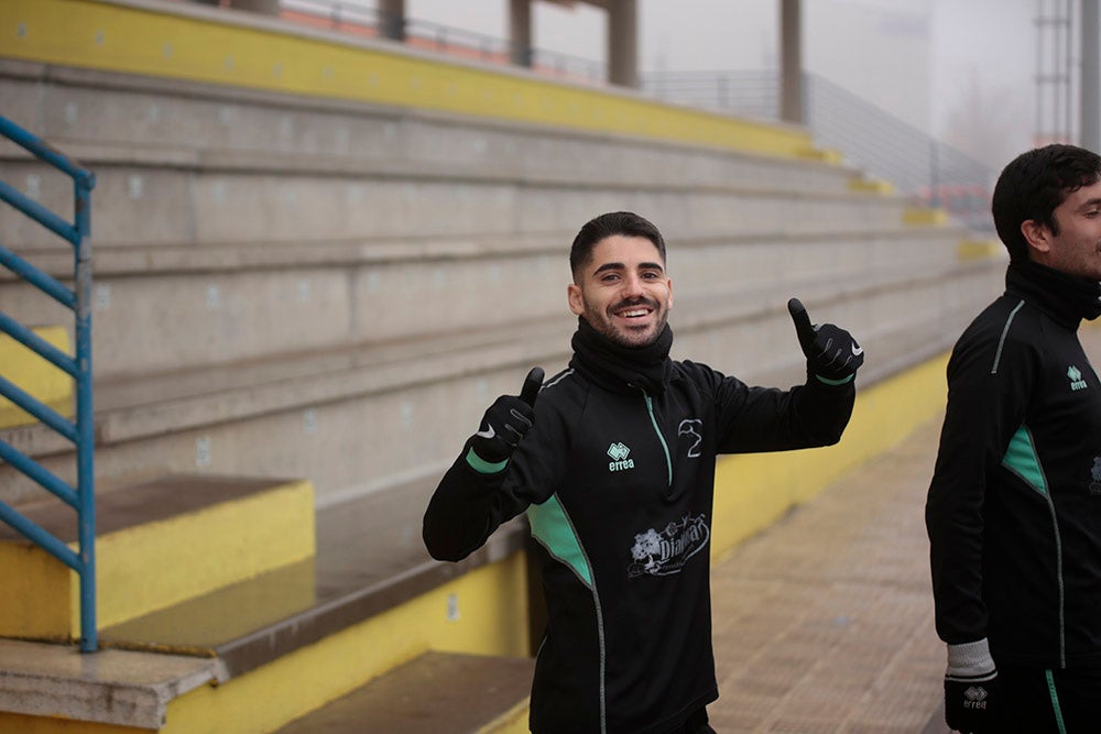 Entrenamiento de Unionistas en el Reina Sofía para preparar el partido de Copa del Rey ante el Elche CF