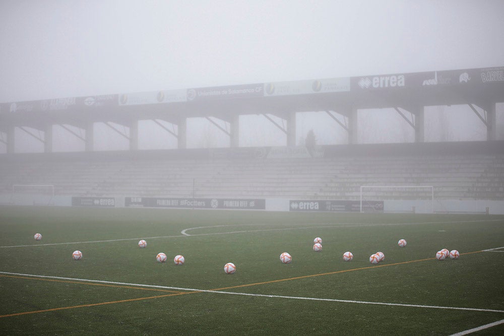 Entrenamiento de Unionistas en el Reina Sofía para preparar el partido de Copa del Rey ante el Elche CF