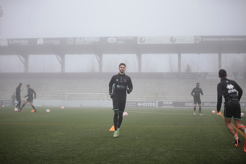 Entrenamiento de Unionistas en el Reina Sofía para preparar el partido de Copa del Rey ante el Elche CF