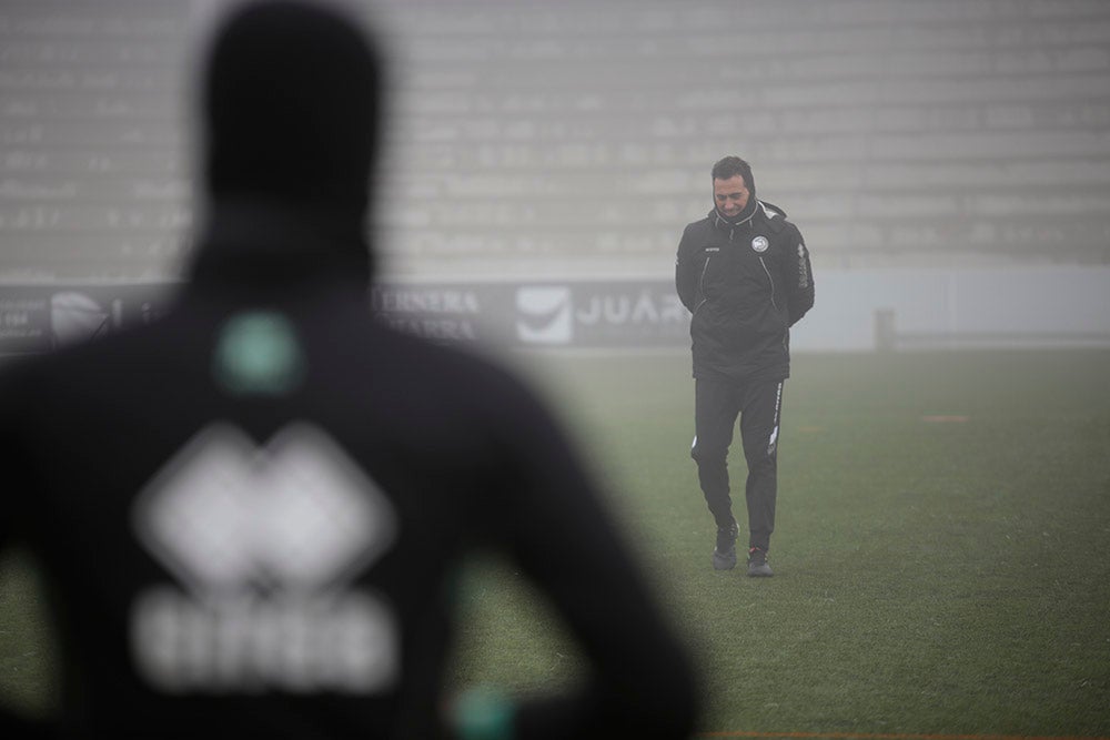 Entrenamiento de Unionistas en el Reina Sofía para preparar el partido de Copa del Rey ante el Elche CF