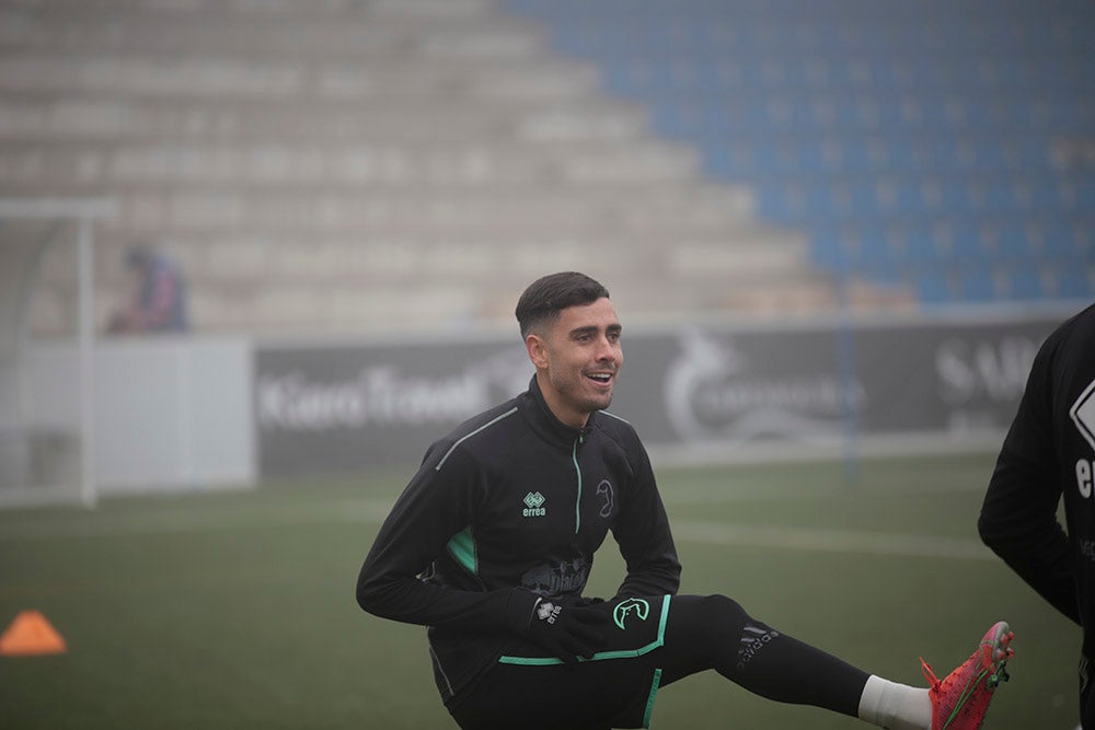 Entrenamiento de Unionistas en el Reina Sofía para preparar el partido de Copa del Rey ante el Elche CF