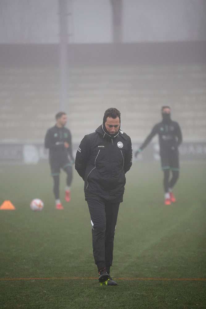 Entrenamiento de Unionistas en el Reina Sofía para preparar el partido de Copa del Rey ante el Elche CF