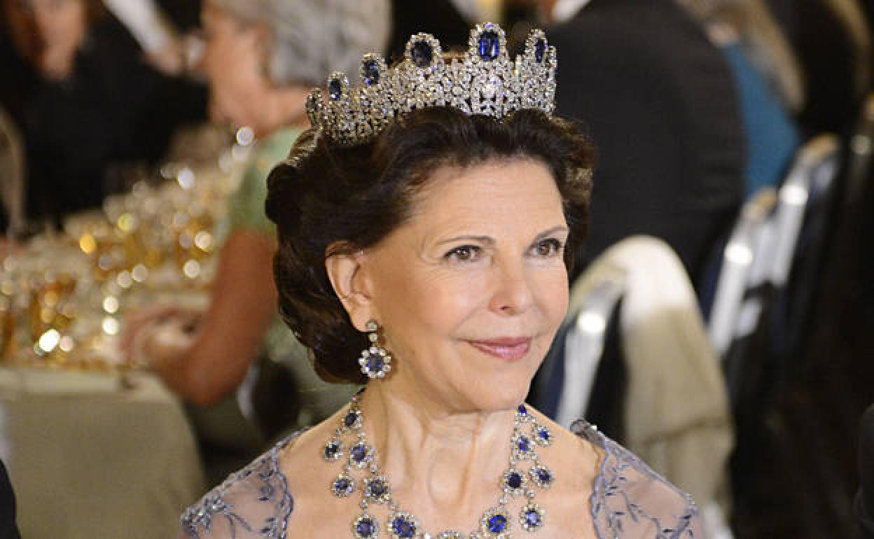 La Reina Silvia de Suecia. 