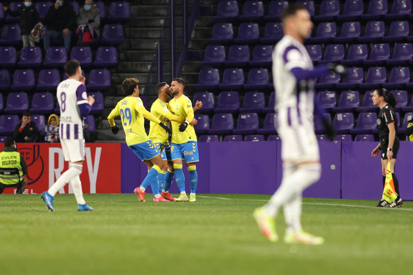 Fotos: El Real Valladolid pasa a tercera ronda de la Copa del Rey tras vencer a Las Palmas (3-1)