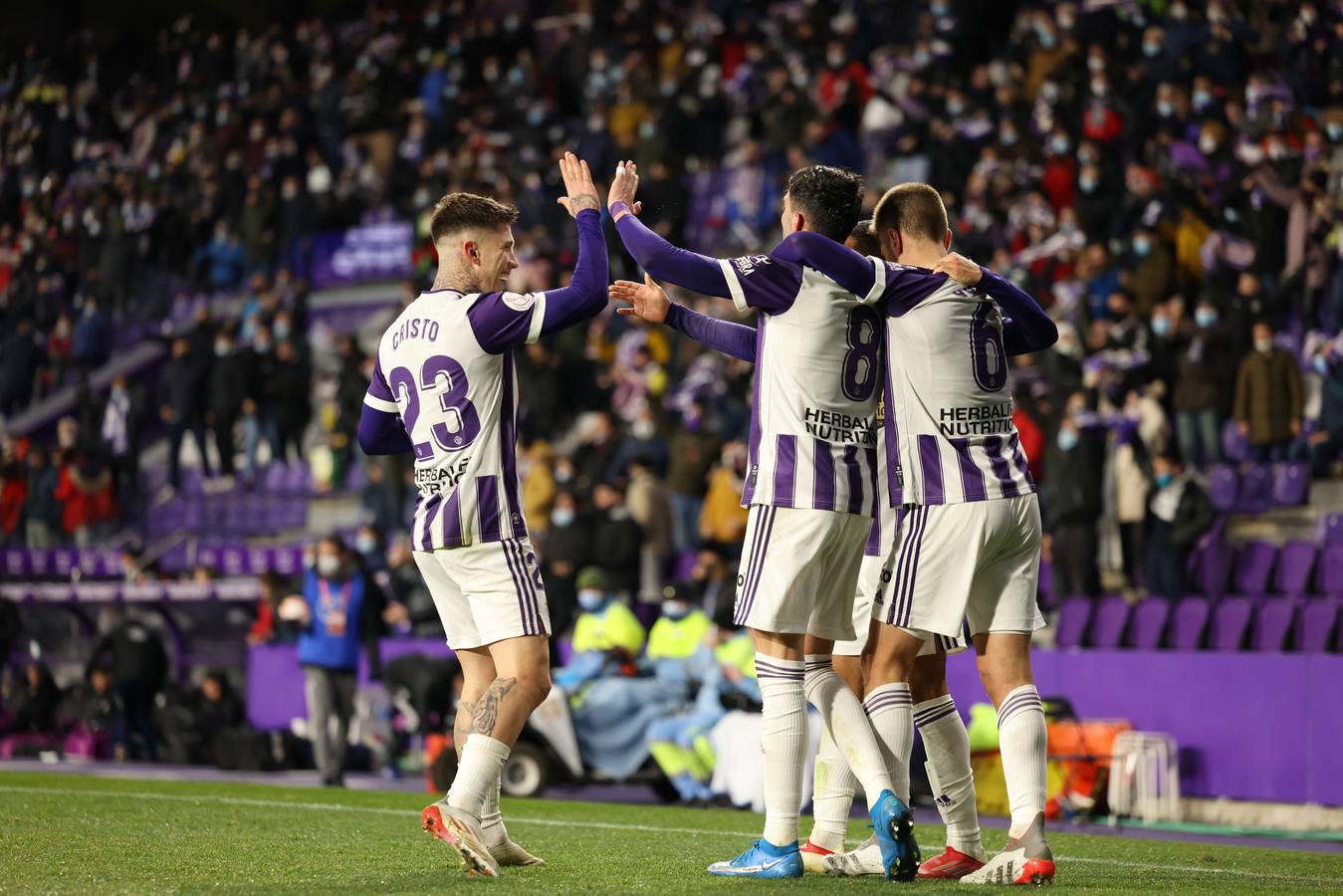 Fotos: El Real Valladolid pasa a tercera ronda de la Copa del Rey tras vencer a Las Palmas (3-1)