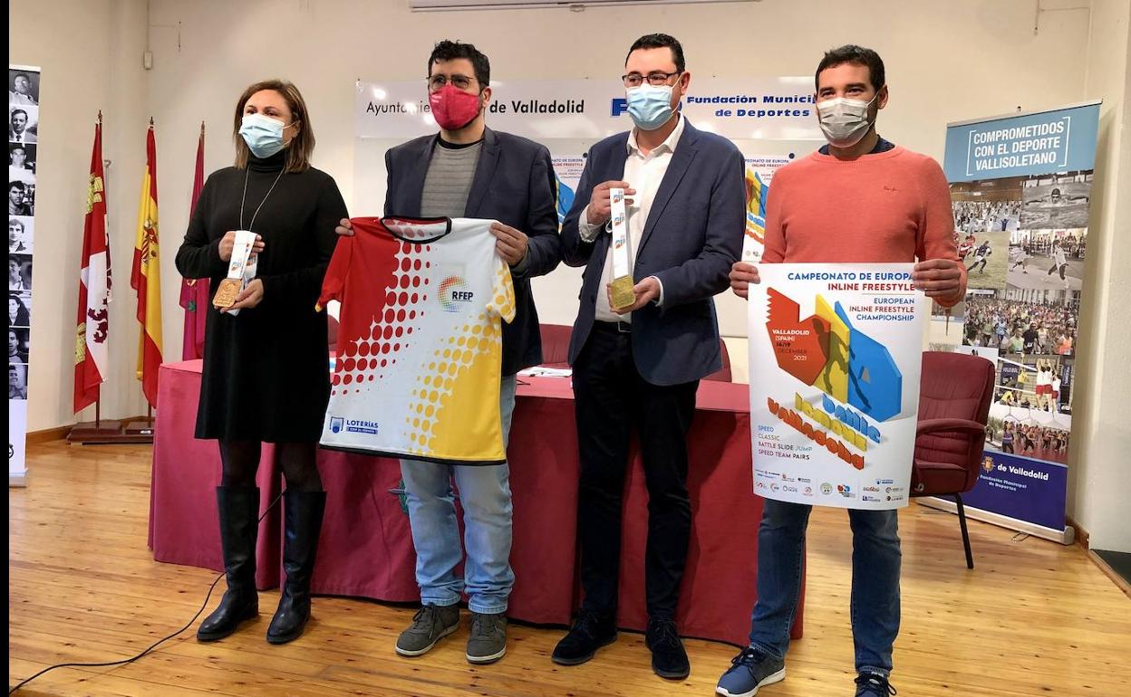 Diez selecciones compiten en Valladolid en el Europeo Inline Freestyle de patinaje