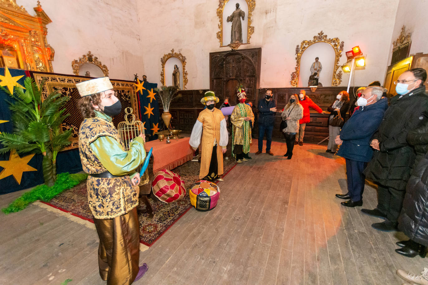 Fotos: Los pajes anuncian la próxima llegada de los Reyes a Palencia