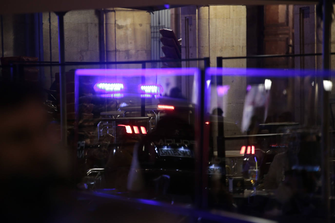 Fotos: Despliegue policial en la &#039;No Nochevieja Universitaria&#039; de Salamanca (1/2)