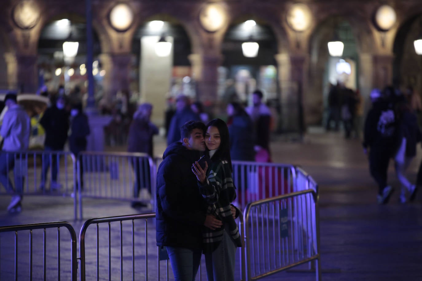 Fotos: Despliegue policial en la &#039;No Nochevieja Universitaria&#039; de Salamanca (1/2)