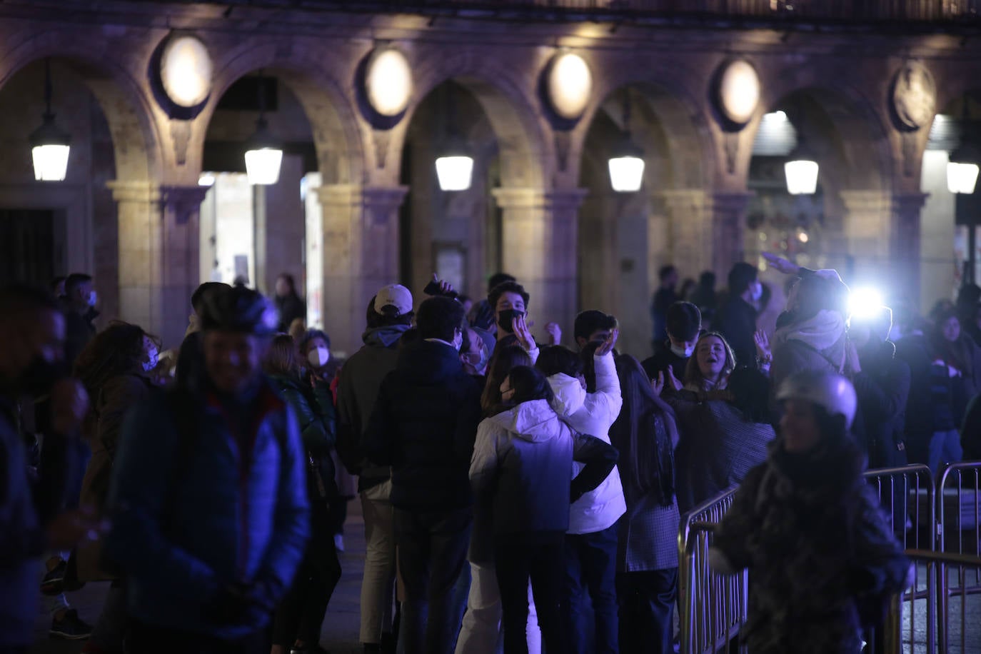 Fotos: Despliegue policial en la &#039;No Nochevieja Universitaria&#039; de Salamanca (1/2)