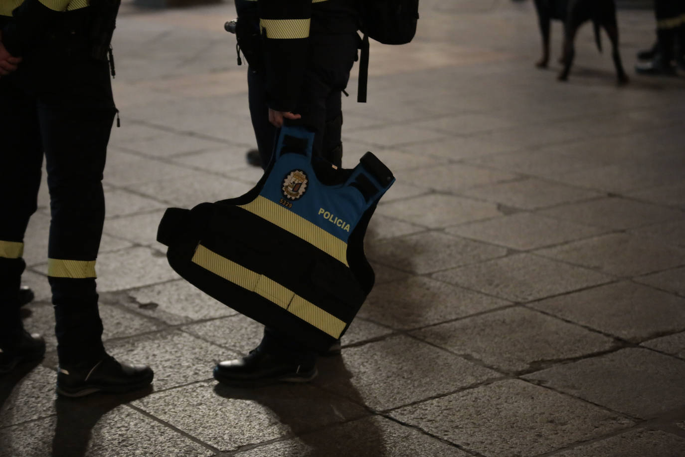 Fotos: Despliegue policial en la &#039;No Nochevieja Universitaria&#039; de Salamanca (1/2)