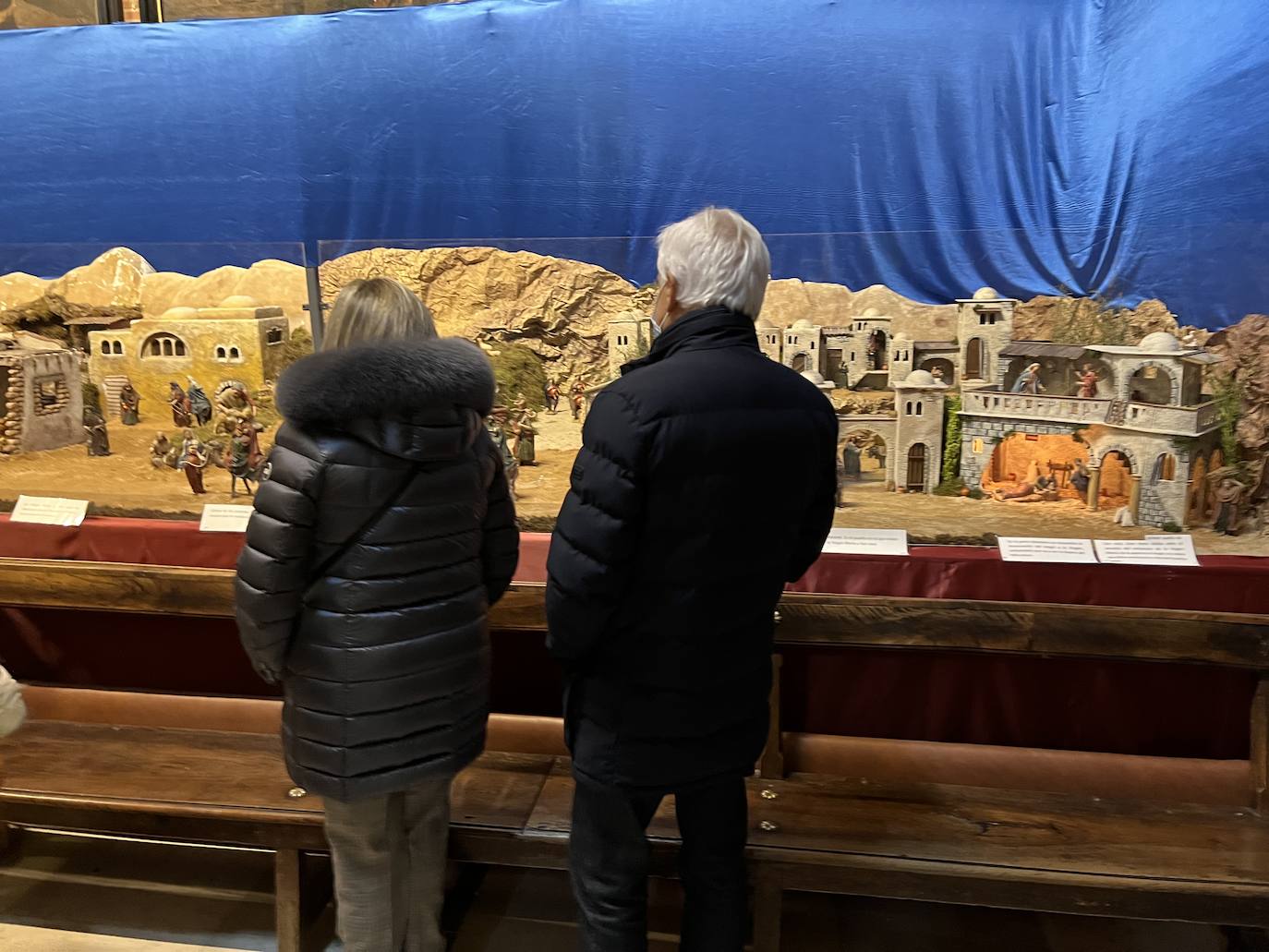 Fotos: Belén de la iglesia de San Lorenzo de Valladolid