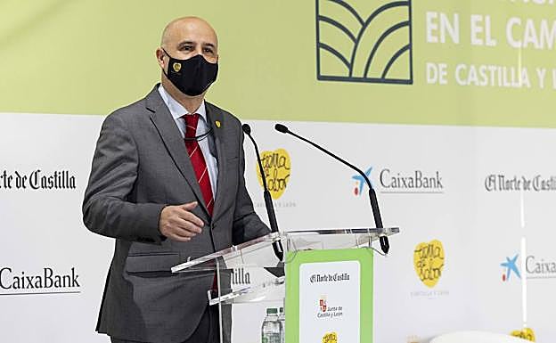 El viceconsejero de Desarrollo Rural y director del Itacyl, Jorge Llorente,en la jornada.