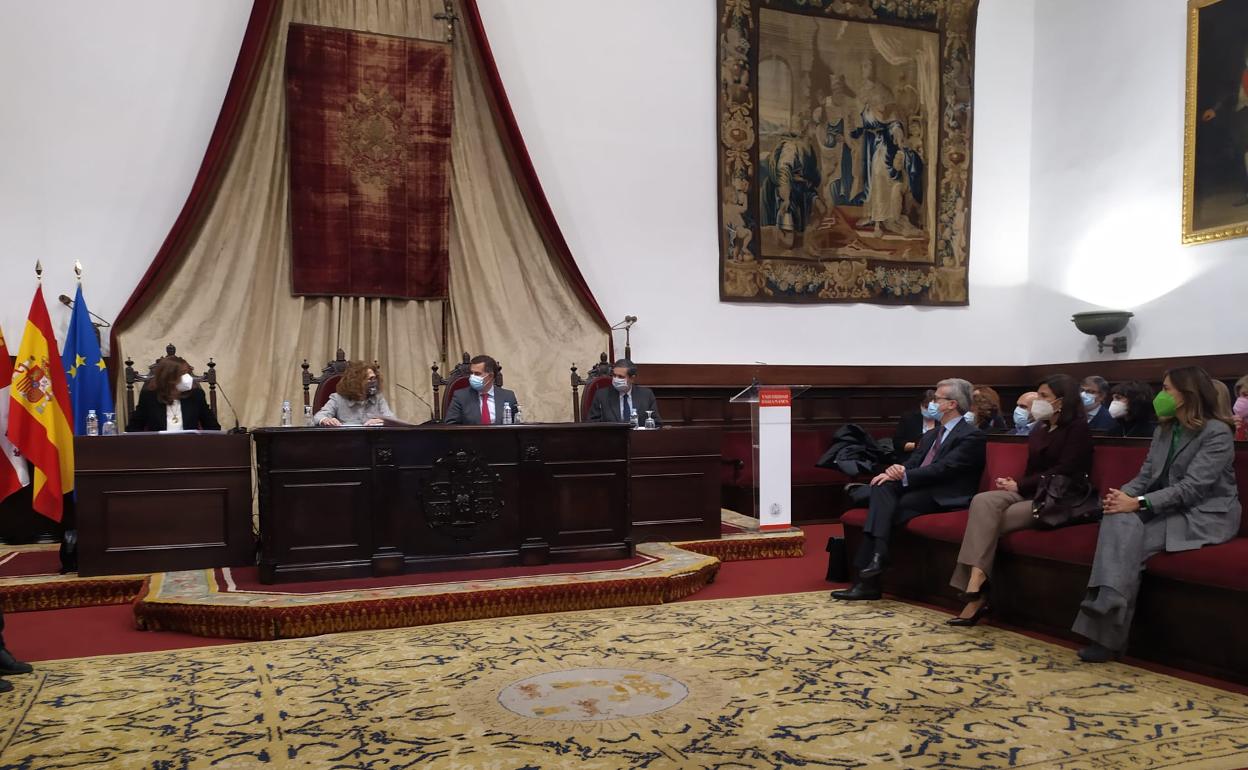 Imagen del acto de clausra del programa.