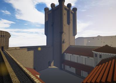 Imagen secundaria 1 - Cuatro castillos de Valladolid recreados con bloques de Minecraft