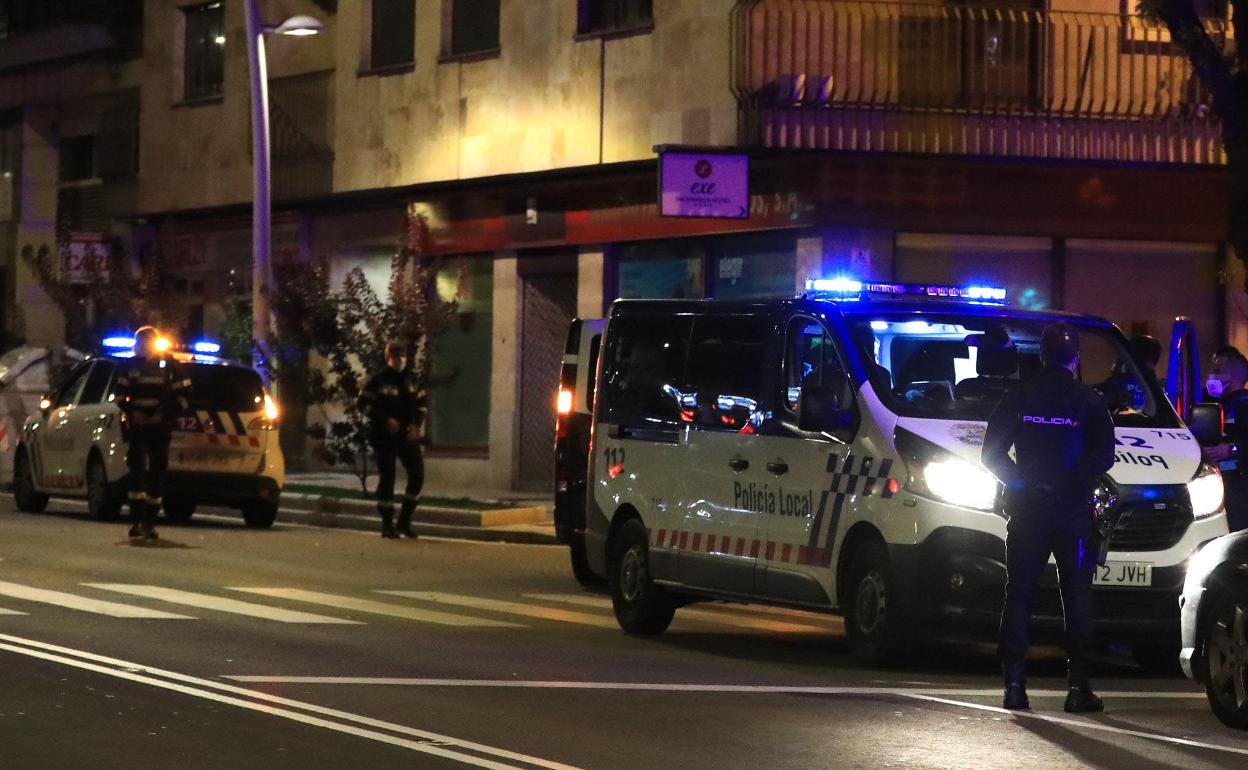 Detención policial en Salamanca. 