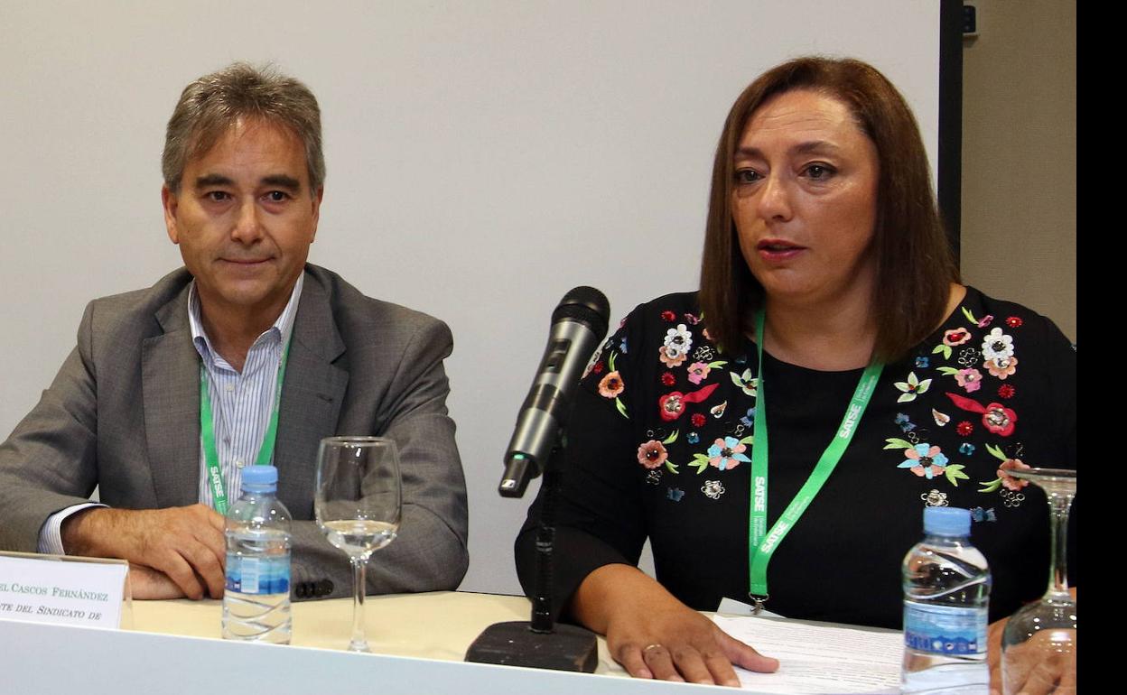 La secretaria general autonómica de Satse en Castilla y León, Mercedes Gago. 