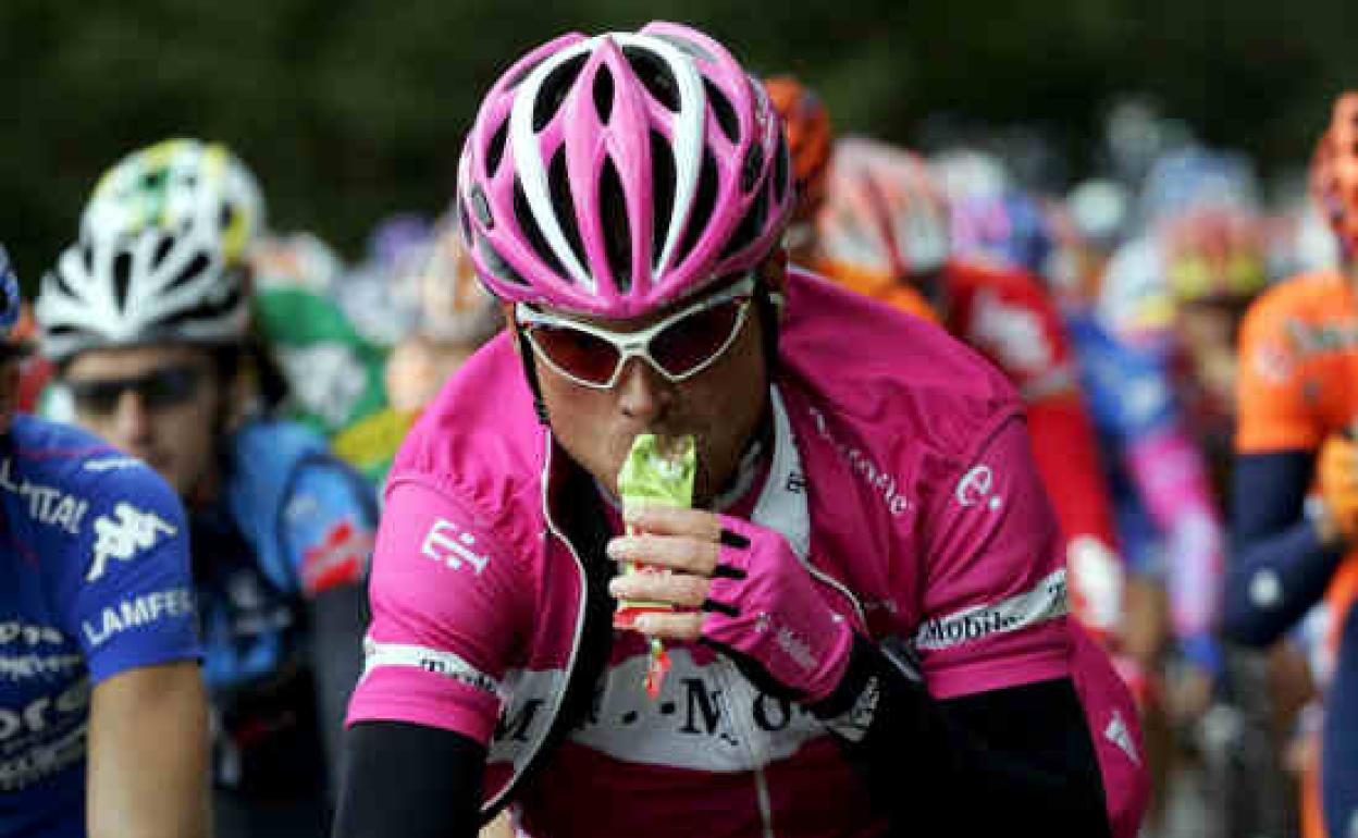 El alemán Jan Ullrich, en el Tour de 2005. 