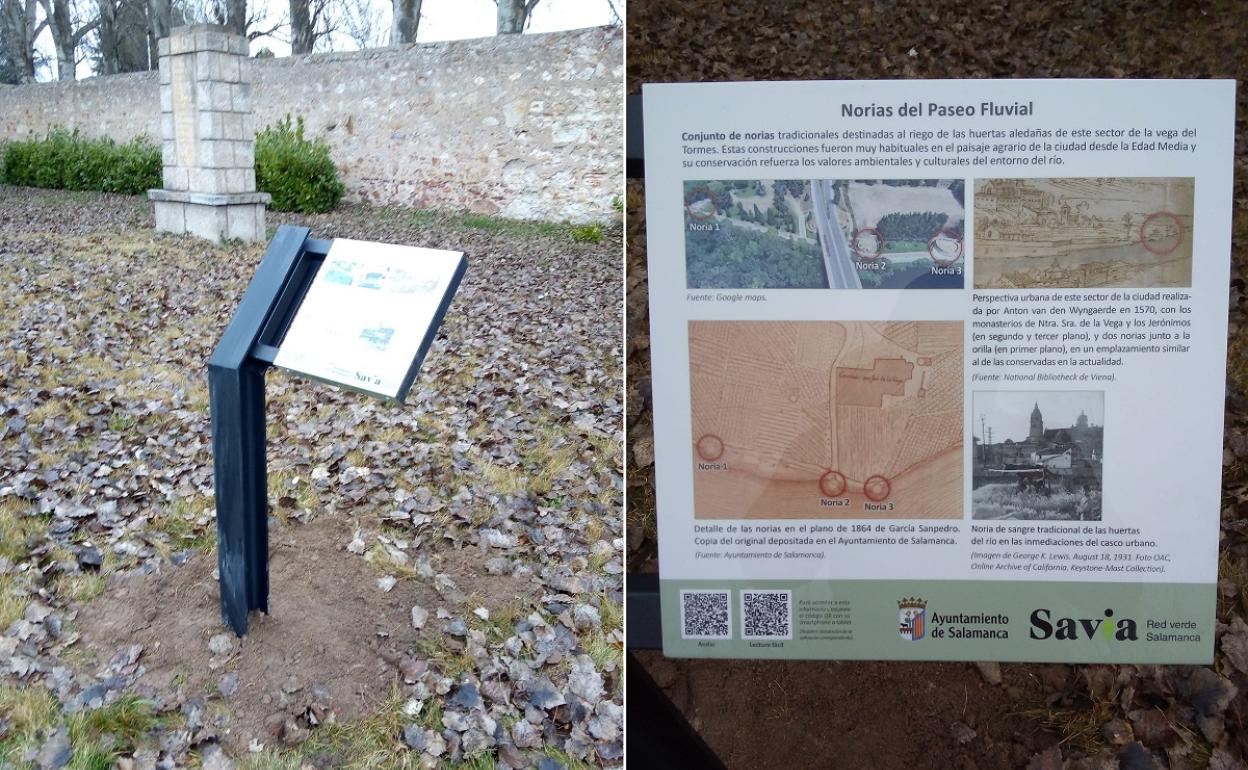 Imágenes de la señalización. 