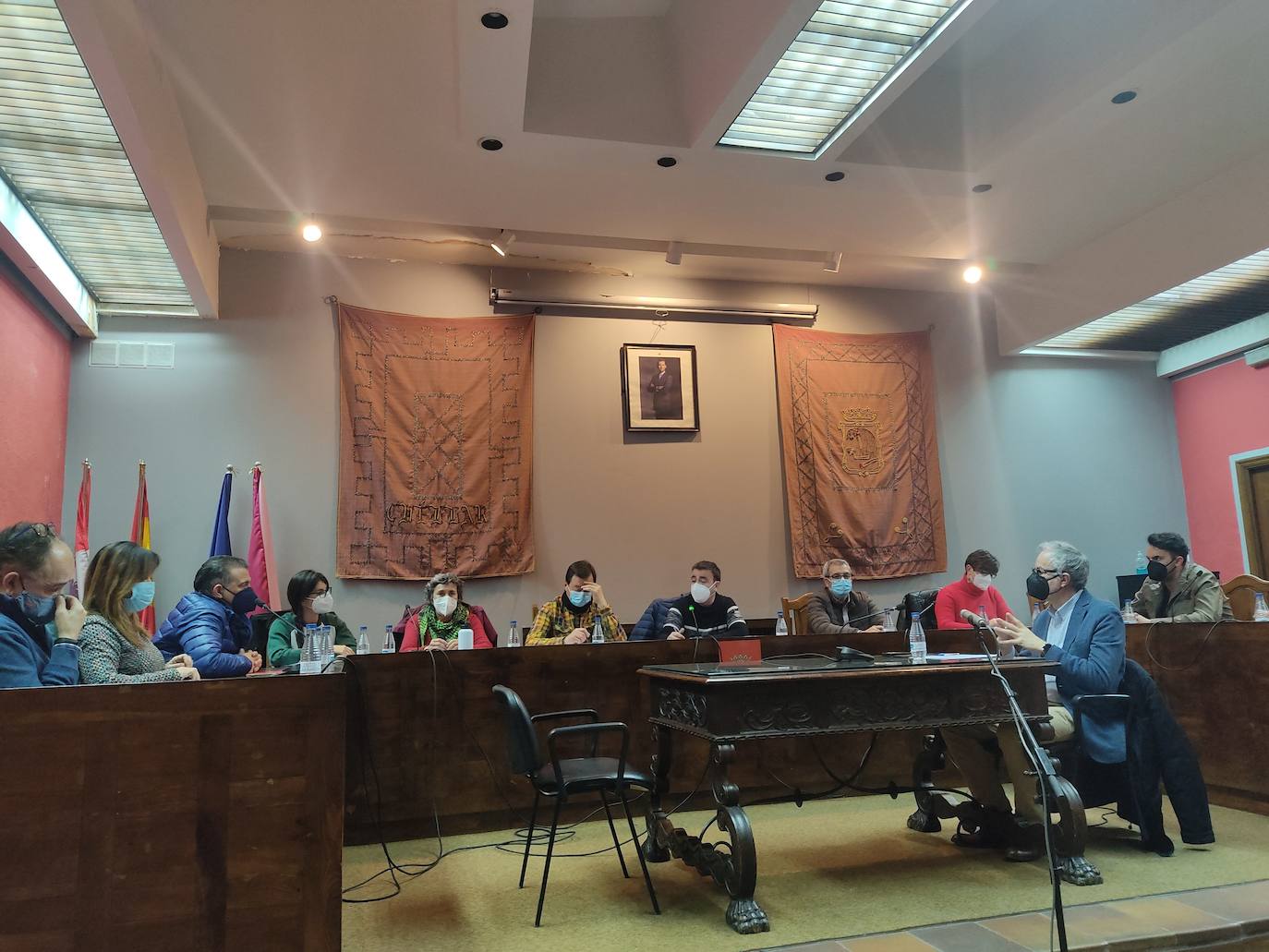 Pleno ordinario del mes de diciembre de Cuéllar celebrado este martes.