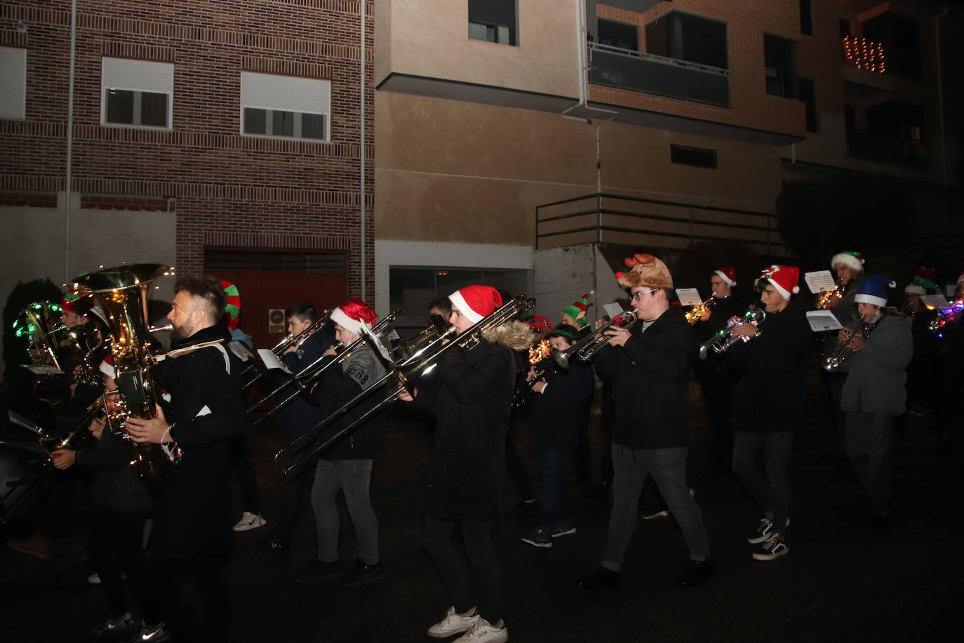 Actos con motivo de la llegada de Papá Noel a Cuéllar.