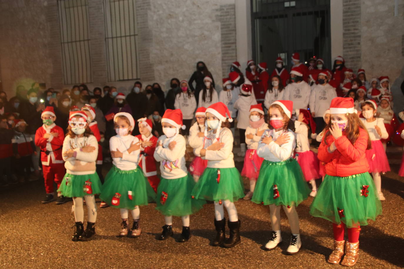 Actos con motivo de la llegada de Papá Noel a Cuéllar.