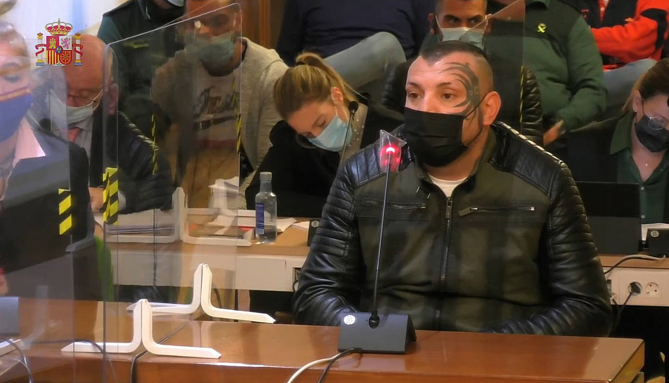 Crimen de la Circular. Anton Androv, alias Tyson, durante su declaración en el juicio.