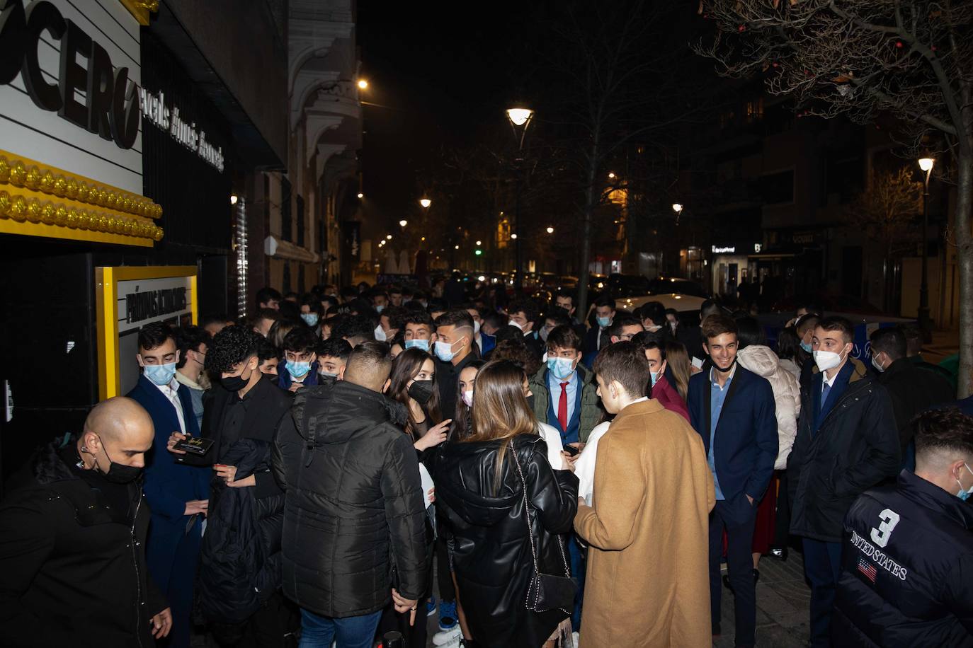 El ambiente de Valladolid durante esta Nochevieja. 