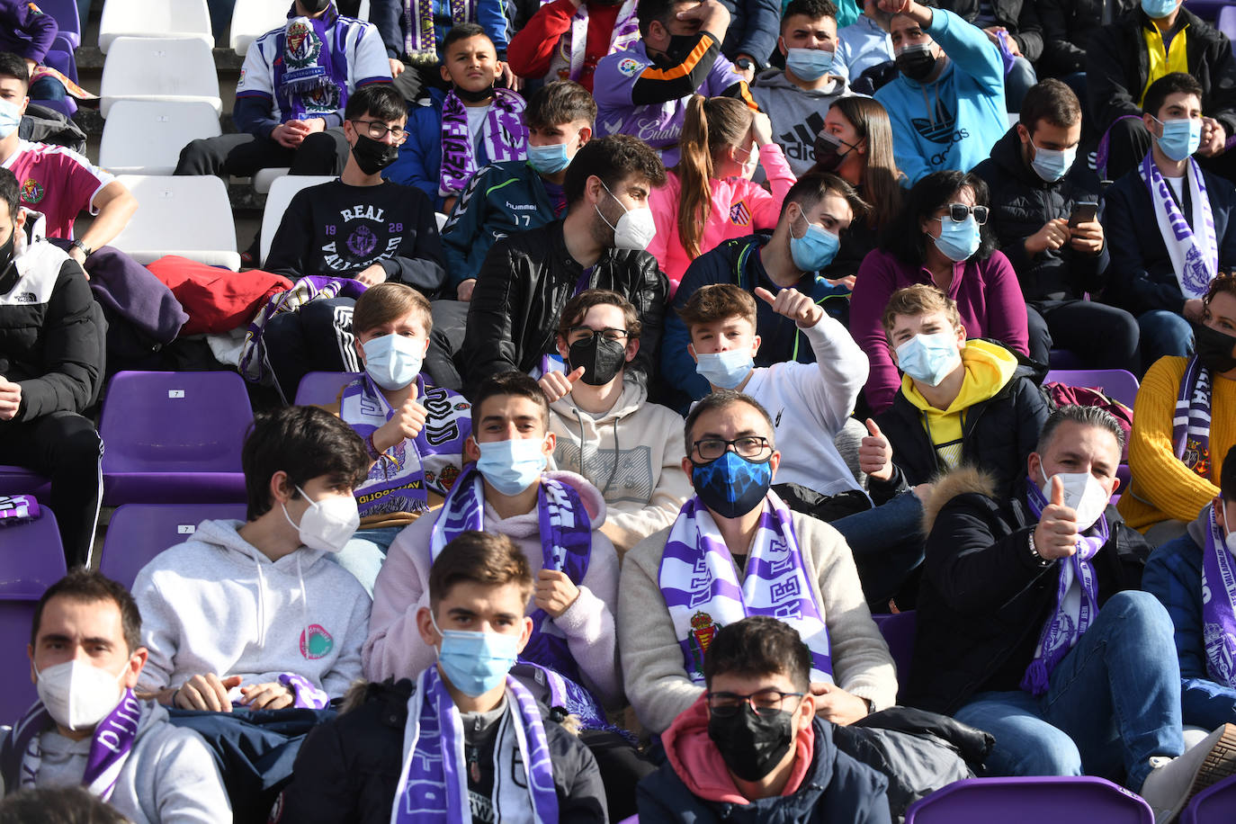 Fotos: Búscate en la grada del Real Valladolid-Leganés (1/4)