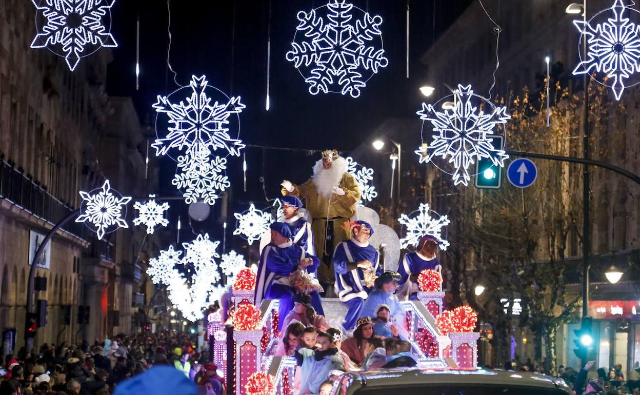 Cabalgata celebrada anteriormente en Salamanca. 